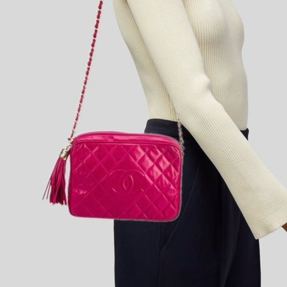 Pink Chanel Camera Bag | Good Used Condition - Picture 7 of 17